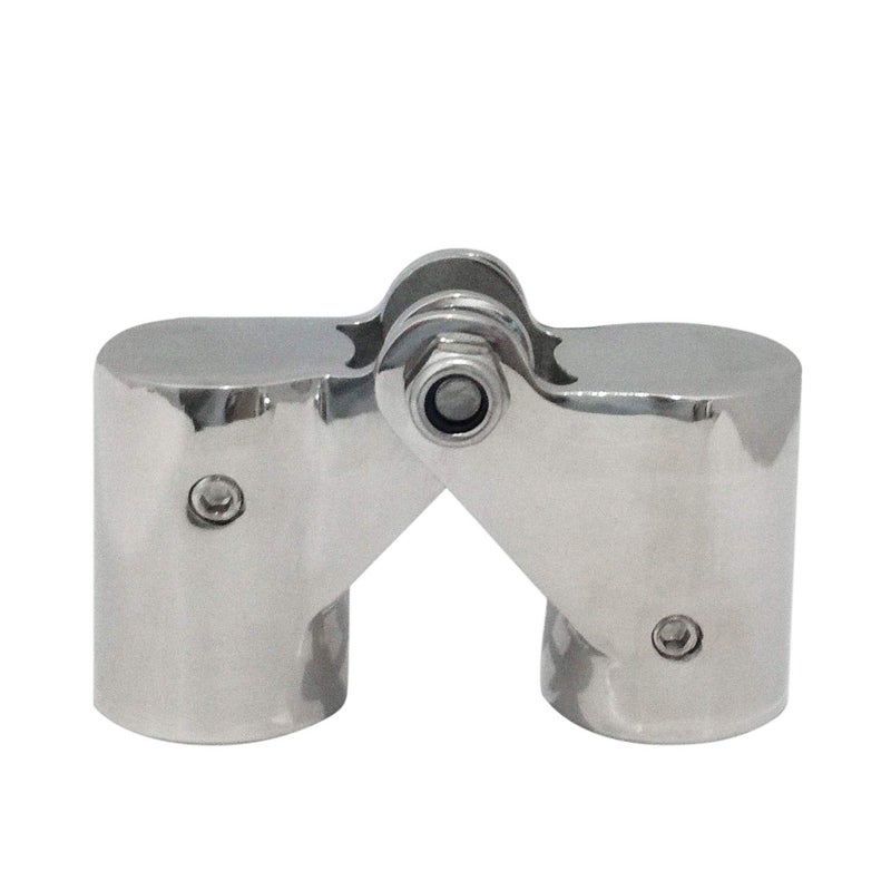 keehui 316 Stainless Steel Folding Swivel Connector Fitting for 7/8INCH Boat Hand Rail Tube/Pipe - Image 4